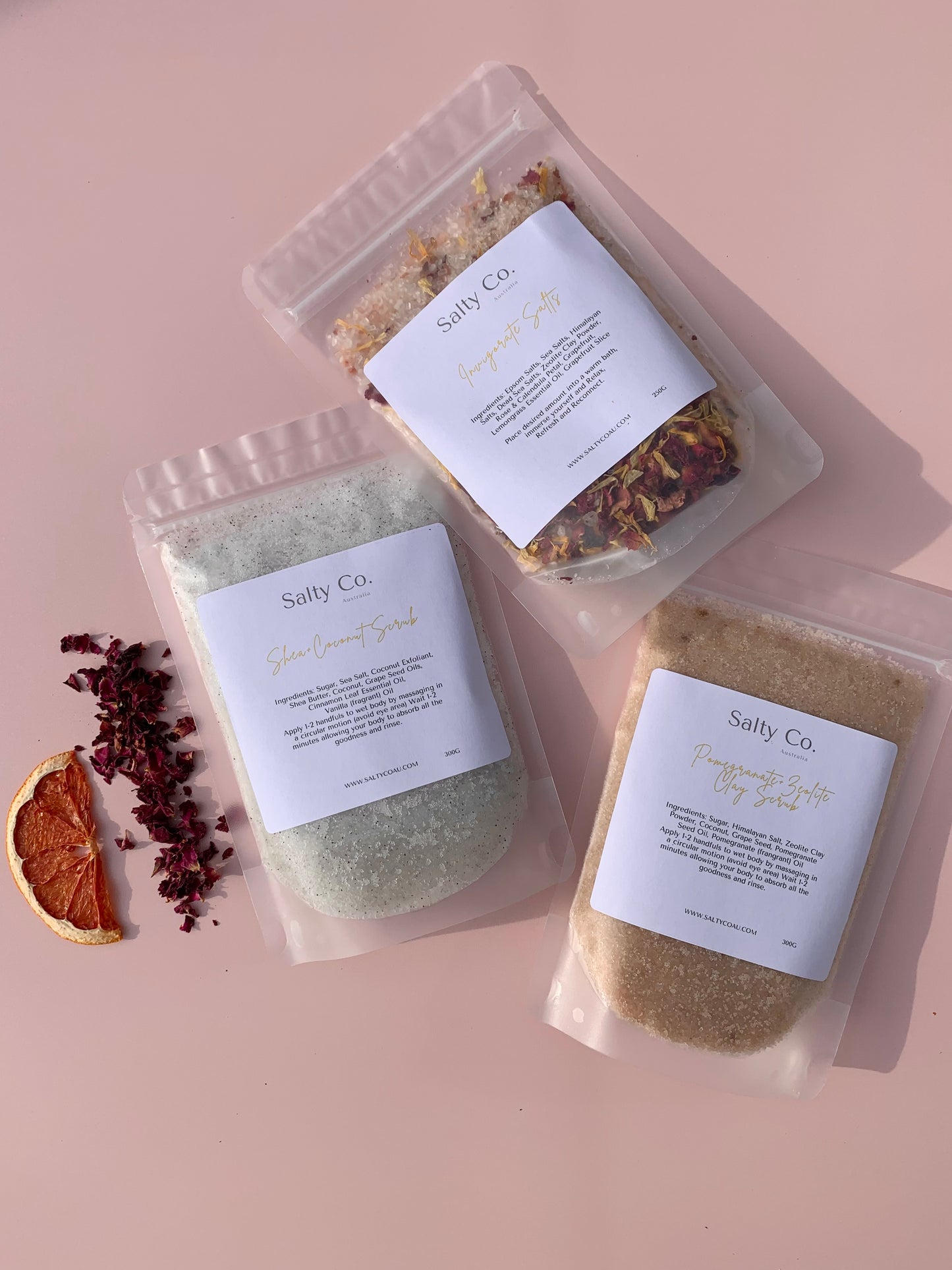 Detox bath soak. Sugar body scrub. Detox body scrub. Vegan skincare