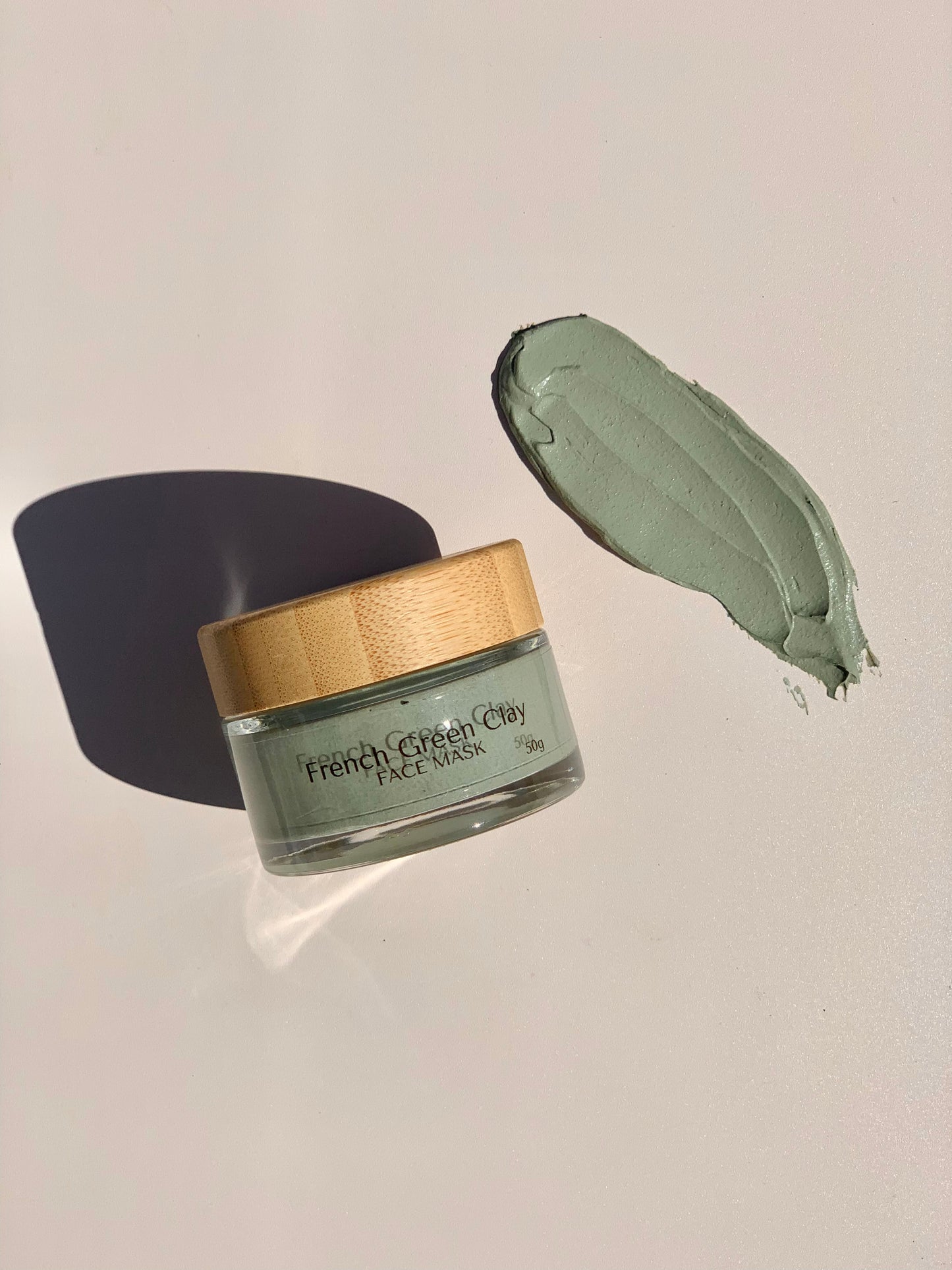 French green Clay face mask. Vegan Clay mask. Vegan skincare